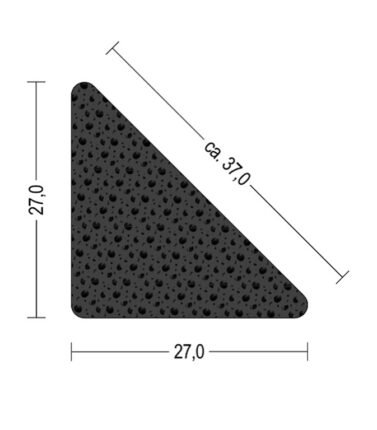Moosgummi-Zargenprofil-Profil-KHD1040-B-meterware-Moosgummidichtung-moosgummiprofil-Gummiprofil-Kuehlzellendichtung-Kuehlhausdichtung-